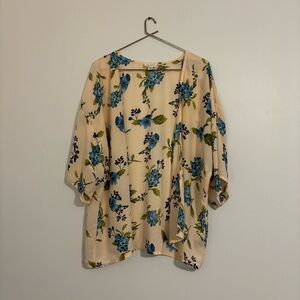 La Hearts Flowy Floral Cover- Up